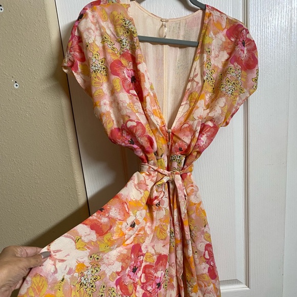 🌸 FREE PEOPLE FREDDY TIE MINI DRESS 🌸 - Picture 2 of 5